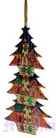 Tree shaped Christmas hanging - click here for large view